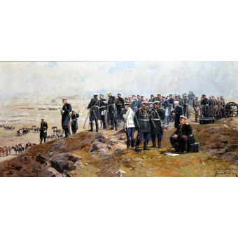 РЕПРОДУКЦИИ НА КАРТИНИ Юбилейни маневри на Шипка (1907)